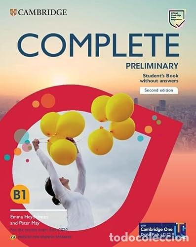 Libros: COMPLETE PRELIMINARY 2ED ENGLISH FOR SPANISH ST 22 - HEYDERMAN, EMMA