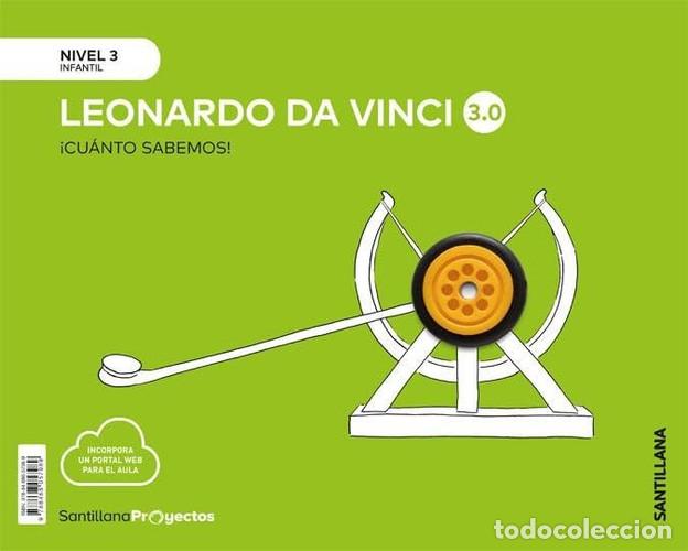 Libros: Leonardo da Vinci, nivel 3 Infantil &iexcl;Cu&aacute;nto sabemos! 3.0 - Pilar Garc&iacute;a Agull&oacute;