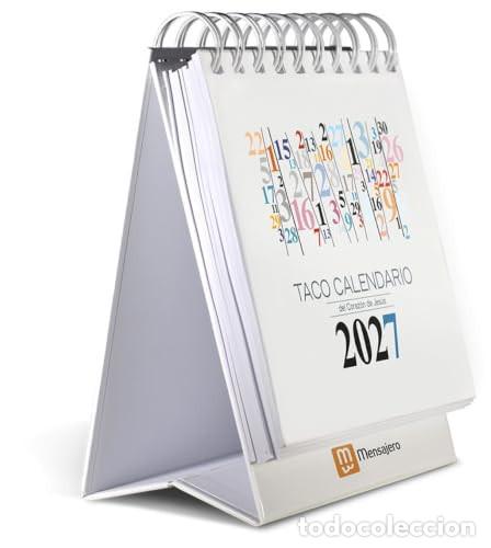 Libros: Taco Calendario del Coraz&oacute;n de Jes&uacute;s - Mesa N&uacute;meros - 2027 - Grupo de Comunicaci&oacute;n Loyola