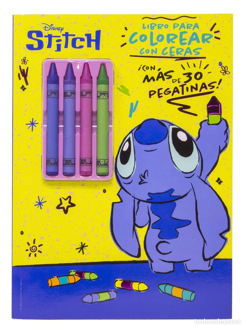 Livros: STITCH. LIBRO PARA COLOREAR CON CERAS - DISNEY