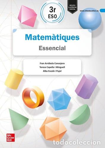 Livros: MATEMATIQUES 3&ordm;ESO ESSENCIAL CATALAN 25 - ARREBOLA, F.
