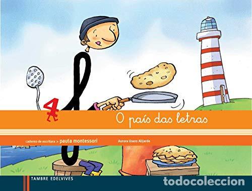 Libros: O pa&iacute;s das letras - Caderno de escritura 4. Pauta Montessori: O pa&iacute;s das letras - Usero Alijarde, Au