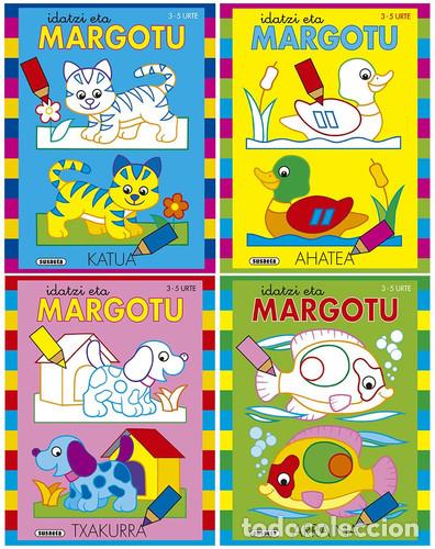 Livros: Idatzi eta margotu 3-5 urte (4 titulu) - Busquets, Jordi
