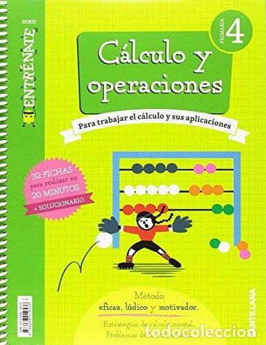 Libros: CUADERNO CALCULO 4&ordm;EP ENTRENATE 18 - VARIOS AUTORES