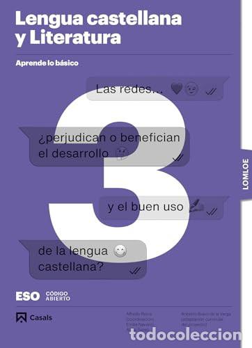 Livros: Aprende lo b&aacute;sico. Lengua castellana y Literatura 3 ESO. LOMLOE - unknown author