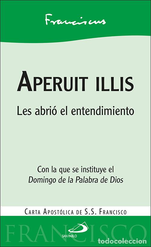 Livros: APERUIT ILLIS - Papa Francisco