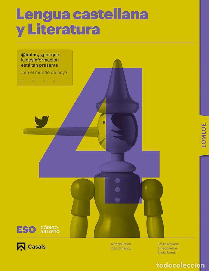 Libri: LENGUA LITERATURA 4&ordm;ESO 23 LOMLOE CODIGO ABIERTO - AA.VV