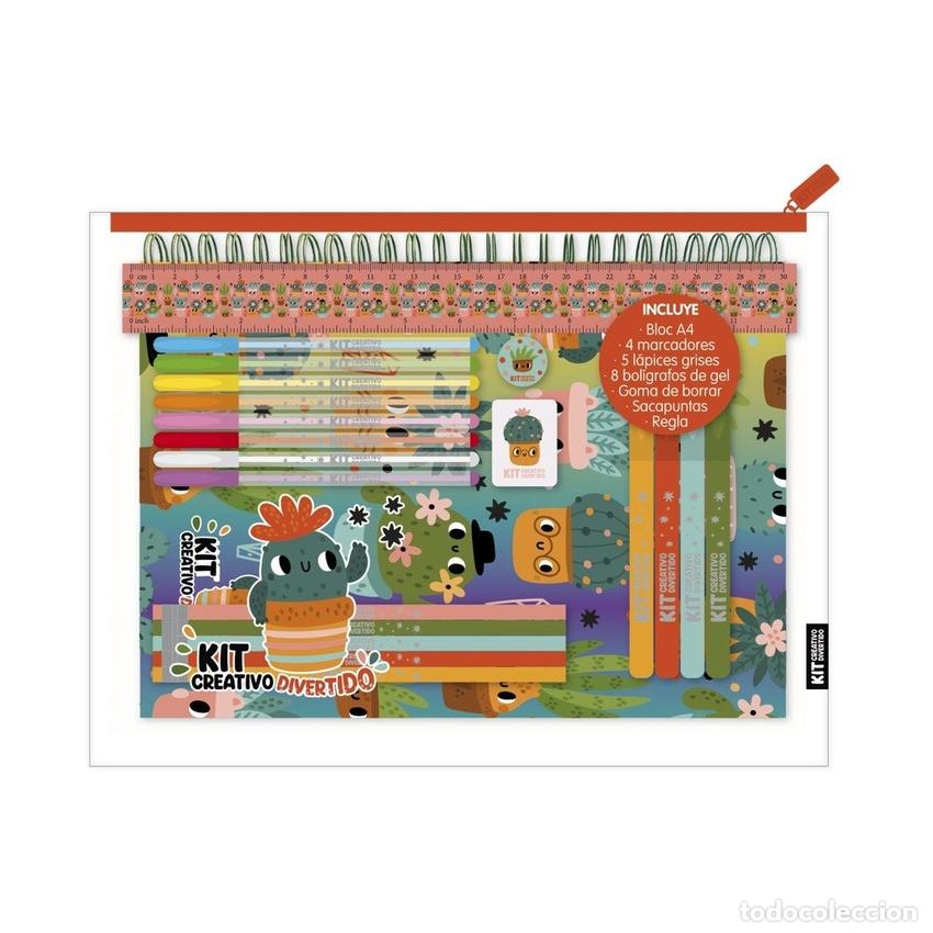 Libri: KIT CREATIVO DIVERTIDO - CACTUS - Cuadernos y kits interactivos y de actividades para ninos y ninas