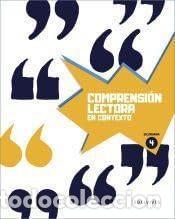 Libros: Comprensi&oacute;n lectora en contexto 4, Secundaria - .