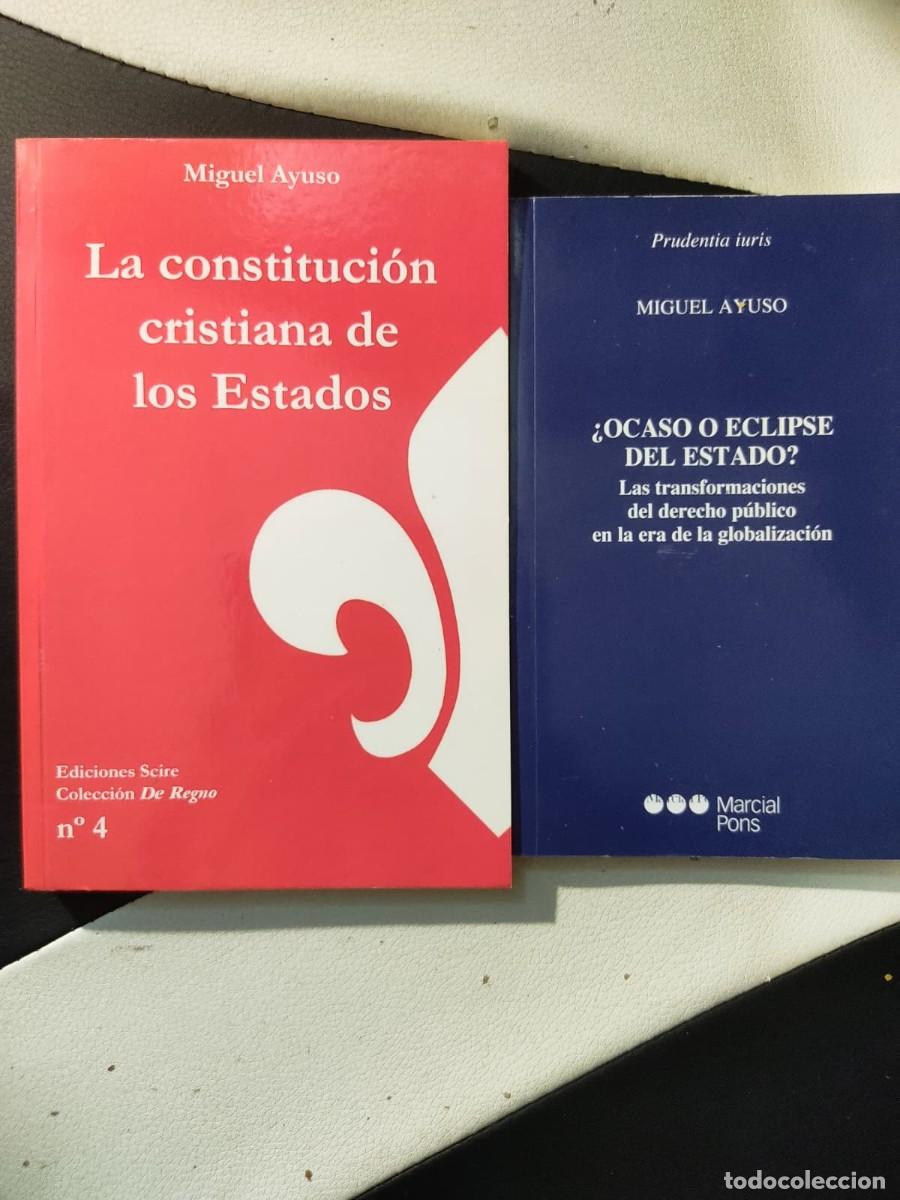 Livres: Lote 2 libros Miguel Ayuso Torres