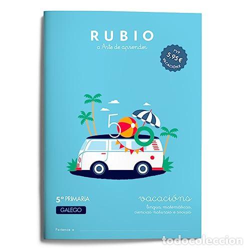 Libros: Vacaci&oacute;ns, 5o Primaria lingua, matem&aacute;ticas, ciencias naturais e sociais : Rubio a arte de aprender -
