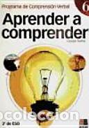 Livres: Aprender a comprender - Eduardo Vidal-Abarca G&aacute;mez