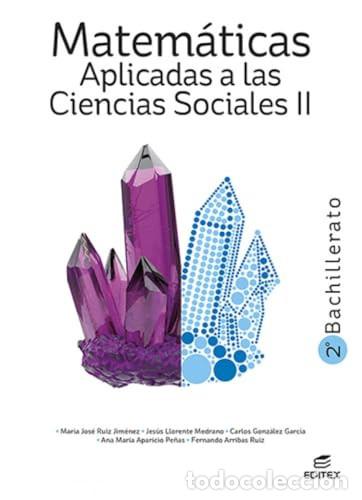 Libri: Matem&aacute;ticas Aplicadas a las Ciencias Sociales II 2&ordm; Bachillerato - Ruiz Jim&eacute;nez, M&ordf; Jos&eacute;, Llorente M