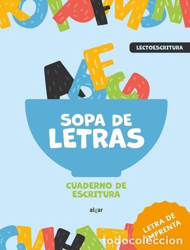 Libros: SOPA DE LETRAS CUADERNO DE ESCRITURA LETRA DE IMPRENTA - AA.VV