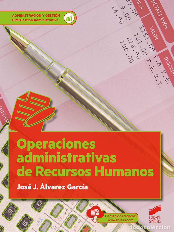 Libros: OPERACIONES ADMINISTRATIVAS DE RECURSOS - AA.VV