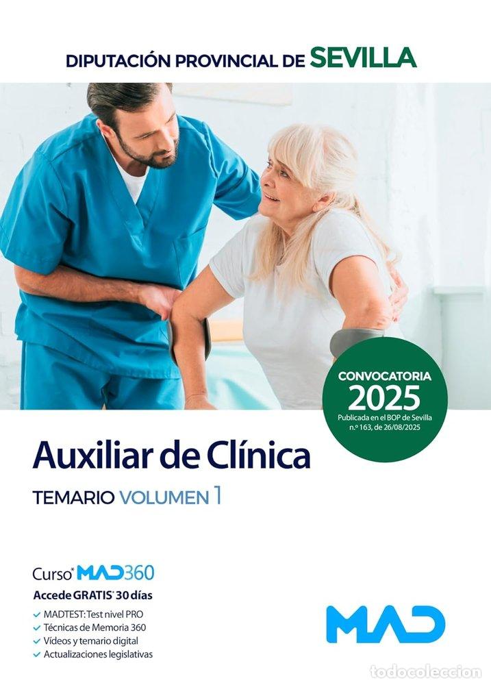Livres: AUXILIAR CLINICA TEMARIO 1 DIPUTACION PROVINCIAL SEVILLA - AA.VV