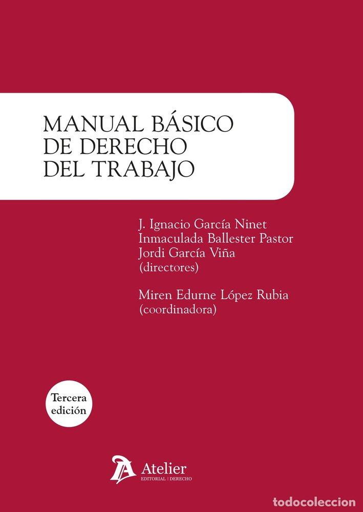 Libros: MANUAL BASICO DE DERECHO DEL TRABAJO 3&ordf; EDICION - J IGNACIO GARCIA NINET