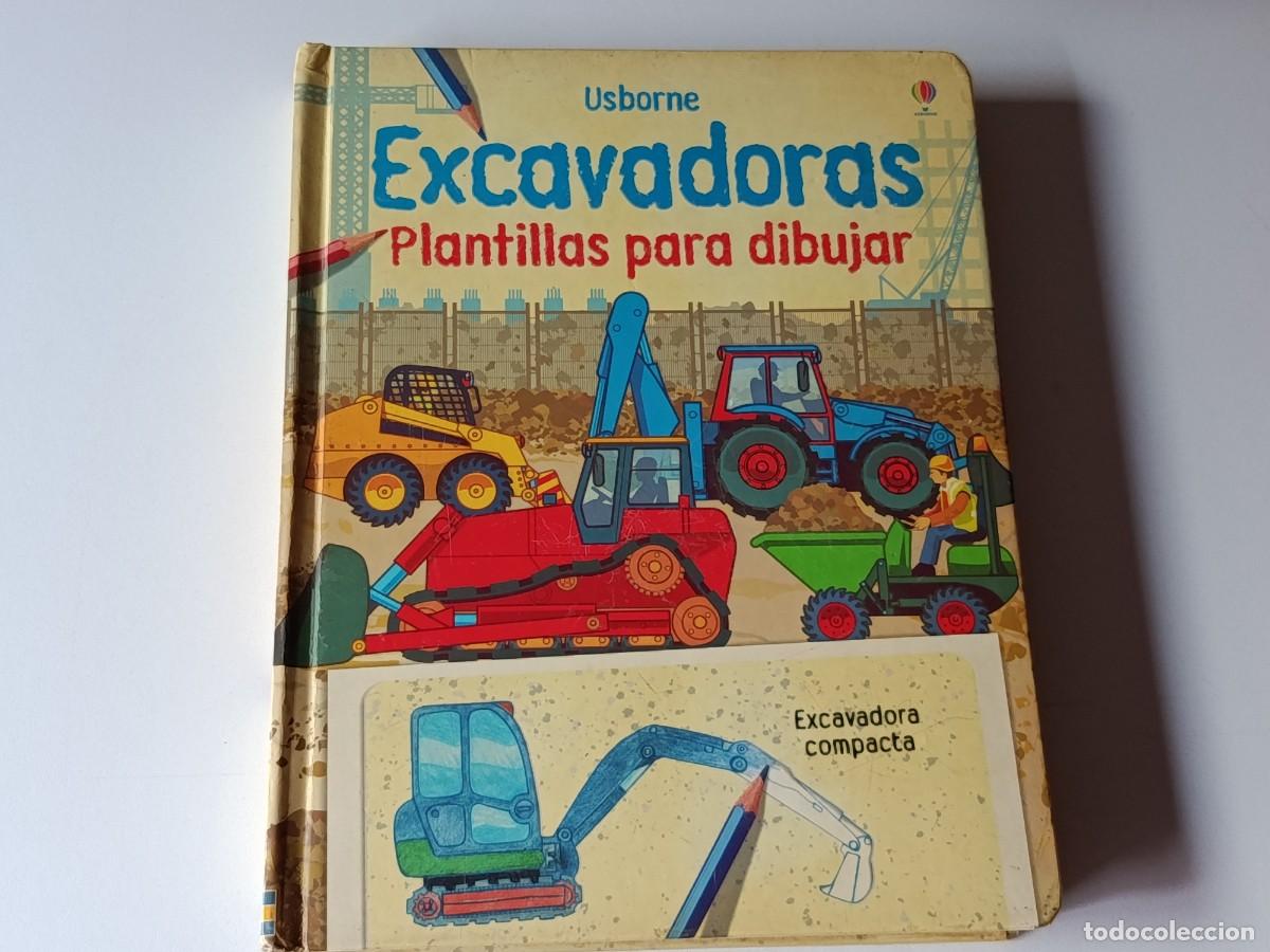 Libros: EXCAVADORAS PLANTILLAS PARA DIBUJAR