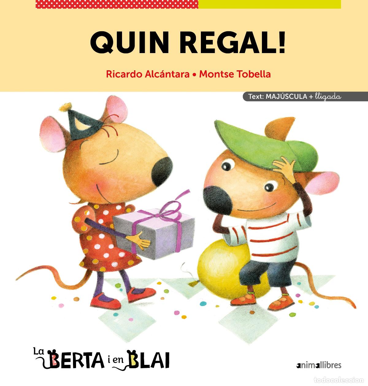 Libros: QUIN REGAL! (MAJ&Uacute;SCULES + LLIGADA) - Libros ilustrados infantiles