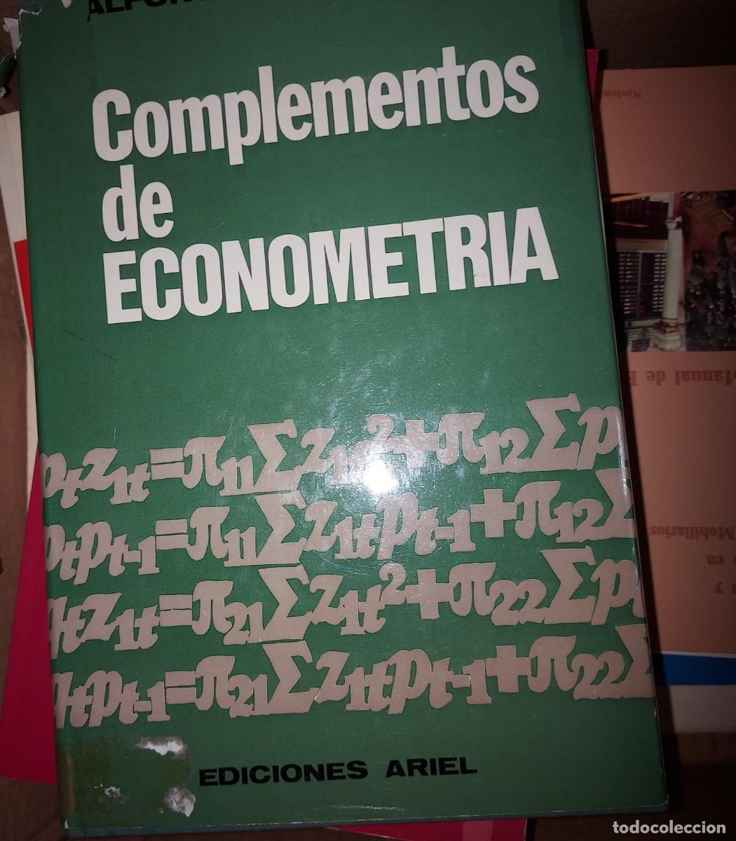 Libros: COMPLEMENTOS DE ECONOMETR&Iacute;A - ALFONSO G. BARBANCHO - ED. ARIEL 1973
