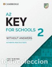books: A2 KEY FOR SCHOOLS 2 ST WITHOUT ANSWERS 22 - AA.VV