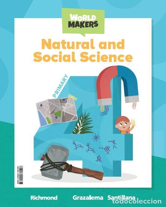 Libri: NATURAL & SOCIAL SCIENCE 4&ordm;EP ST ANDALUCIA 23 WORLD MAKERS - AA.VV