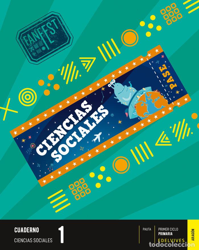 Libros: CUADERNO CIENCIAS SOCIALES 1&ordm;EP ARAGON 23 FANFEST - AA.VV
