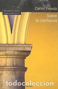 books: SOBRE LA CONFIANZA - PEREDA, CARLOS