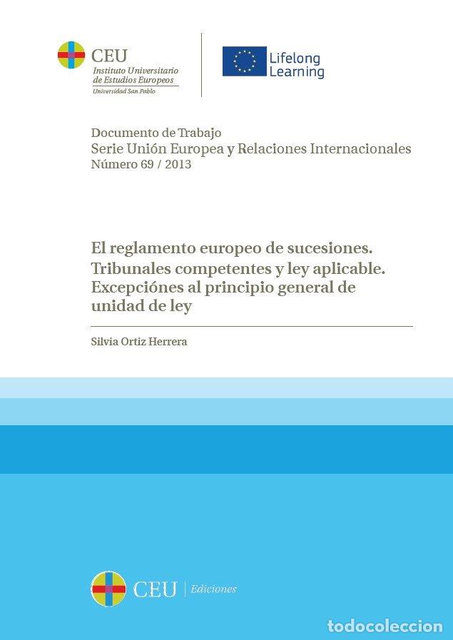 Livres: REGLAMENTO EUROPEO DE SUCESIONES TRIBU - ORTIZ HERREA, SILVIA