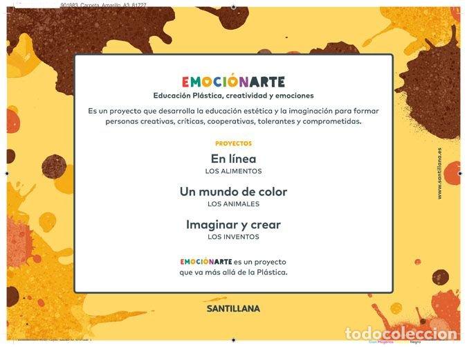 Libros: PLASTICA 3&ordm;EP CUAD+FICHAS AMARILLA 19 EMOCIONARTE - VARIOS AUTORES