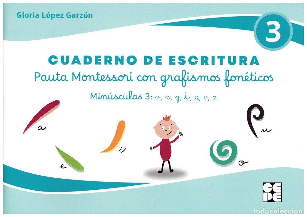 Livros: CUADERNO DE ESCRITURA MINUSCULAS 3 V R G K Q C Z - L&Oacute;PEZ GARZ&Oacute;N, GLORIA