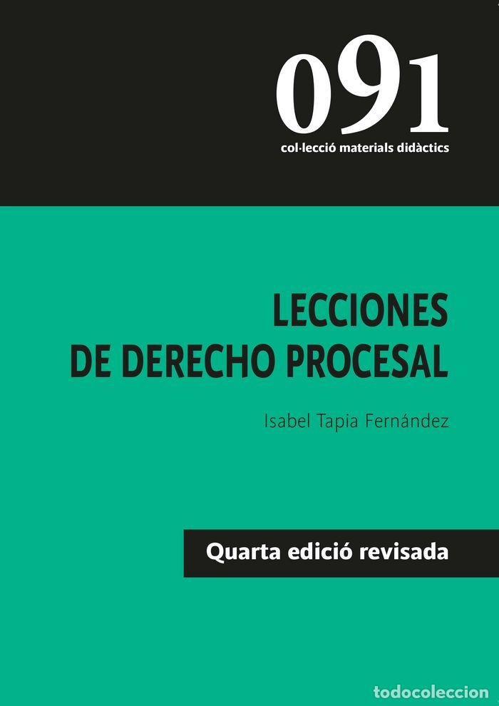 Libros: LECCIONES DE DERECHO PROCESAL - TAPIA FERN&Aacute;NDEZ, ISABEL