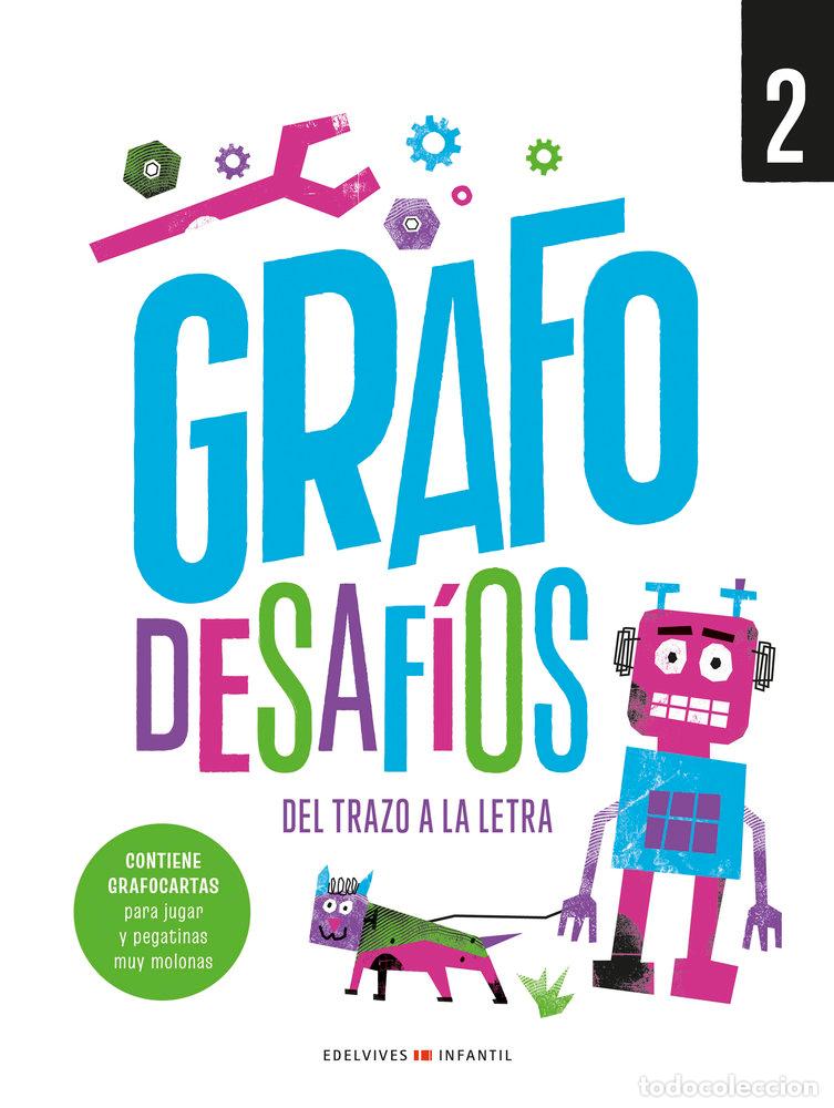 Libros: CUADERNO 2 DEL TRAZO A LA LETRA 25 GRAFO DESAFIOS - AA.VV