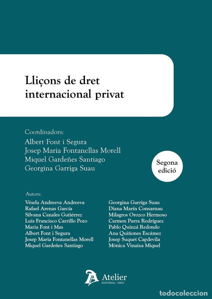 Livres: LLI&Ccedil;ONS DE DRET INTERNACIONAL PRIVAT 2&ordf; EDICIO - ALBERT FONT