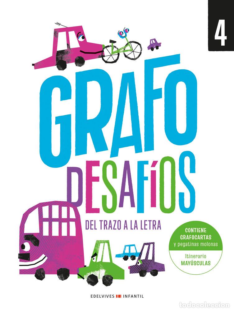 Libros: CUADERNO 4 DEL TRAZO A LA LETRA 25 GRAFO DESAFIOS - AA.VV