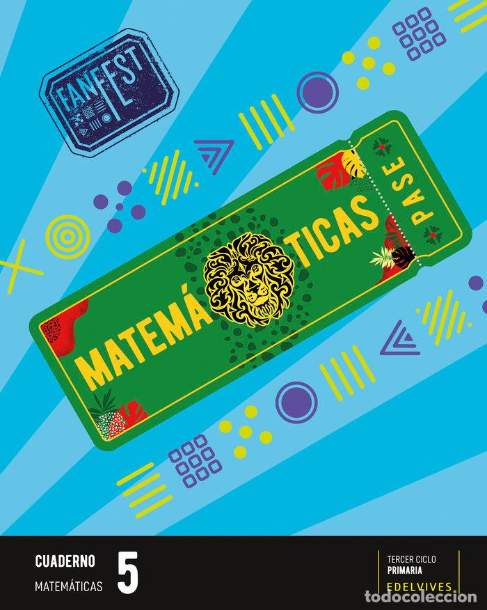 Libri: CUADERNO MATEMATICAS 5&ordm;EP 22 FANFEST - AA.VV