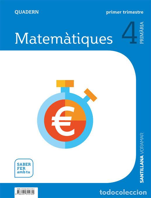 Libros: QUADERN 1 MATEMATICAS 4&ordm;EP VALENCIA 19 S.HACER CONTIGO - VARIOS AUTORES