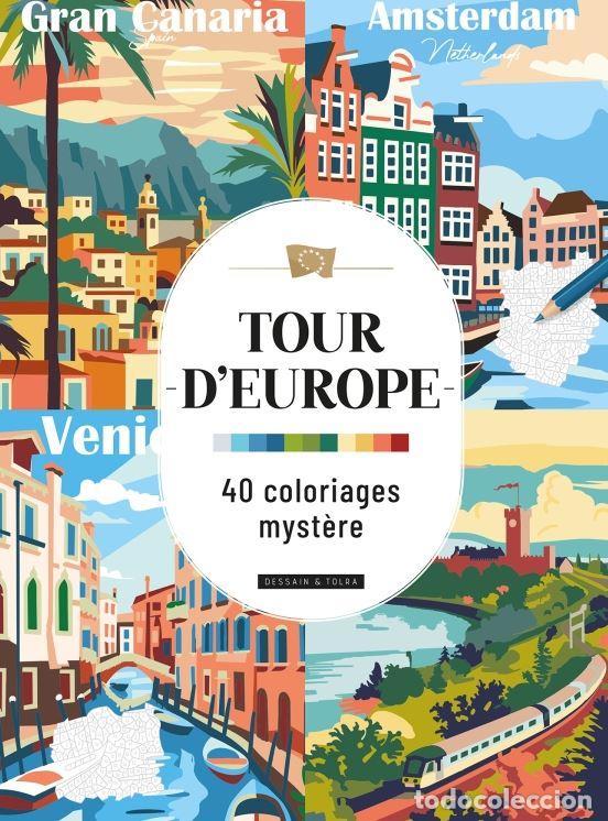 Livros: TOUR D&acute;EUROPE.40 COLORIAGES MYSTERE - Londres, Gran Londres