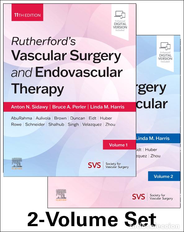 Libros: RUTHERFORD'S VASCULAR SURGERY AND ENDOVASCULAR THERAPY, 2-VOLUME SET - Sidawy, Perler