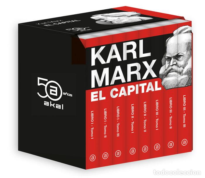 Libri: EL CAPITAL ESTUCHE OBRA COMPLETA EDICION 50 ANIVERSARIO - MARX, KARL