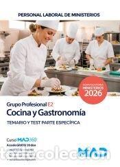 Libri: COCINA Y GASTRONOMIA GRUPO PROFESIONAL E2 TEMARIO ESPECIFICO - AA.VV