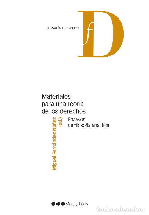 books: MATERIALES PARA UNA TEORIA DE LOS DERECHOS - FERNANDEZ NU&Ntilde;EZ, MIGUEL