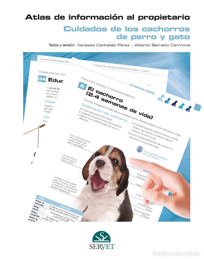 Libros: ATLAS DE INFORMACION AL PROPIETARIO CUIDADOS DE CACHORROS - CARBALLES PEREZ, VANESSA