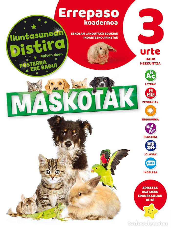 Libros: CUADERNO DE REPASO 3 A&Ntilde;OS MASCOTAS - VARIOS