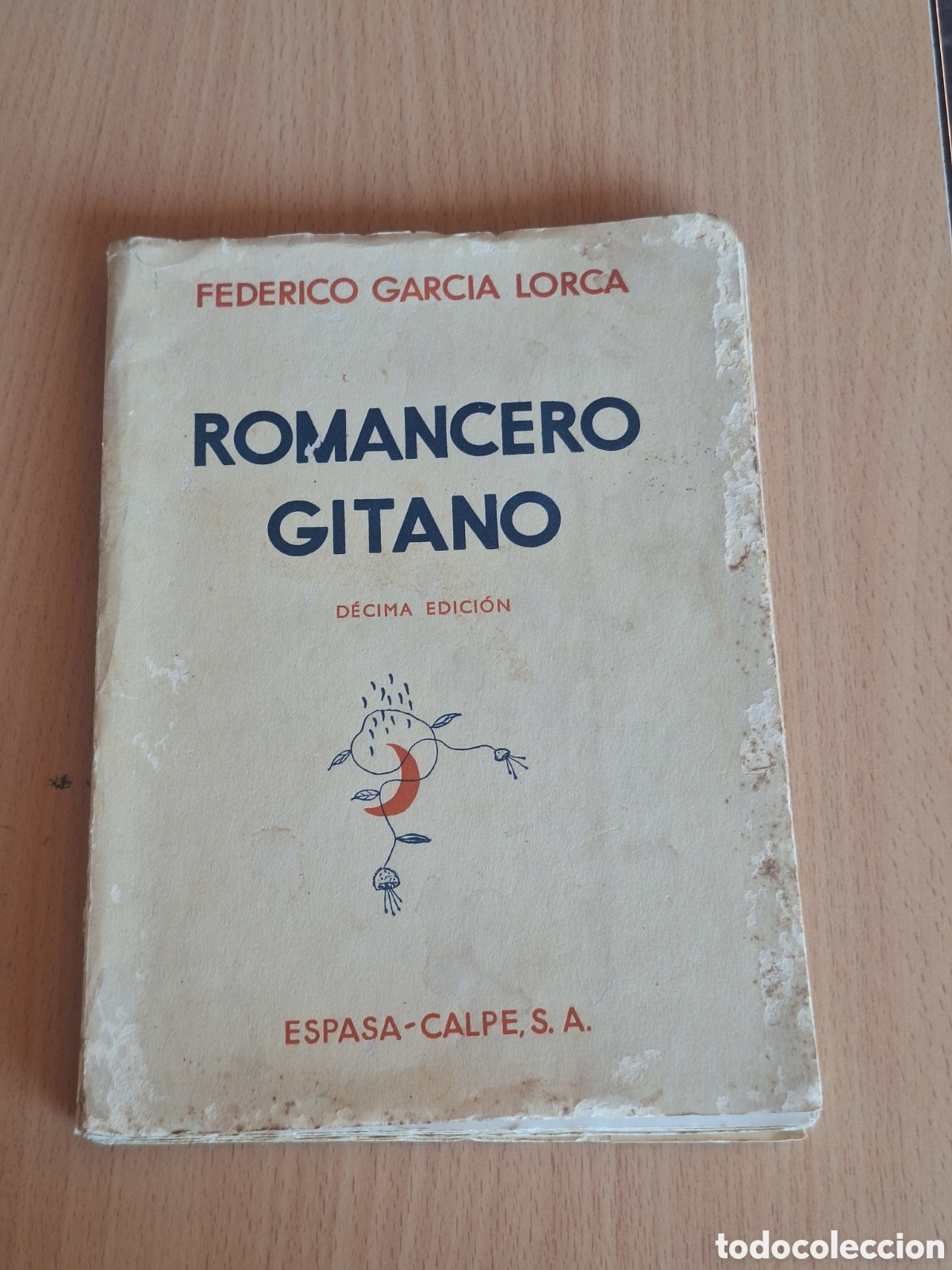 Libros: Romancero gitano. Federico Garc&iacute;a Lorca. Espasa-Calpe . D&eacute;cima edici&oacute;n