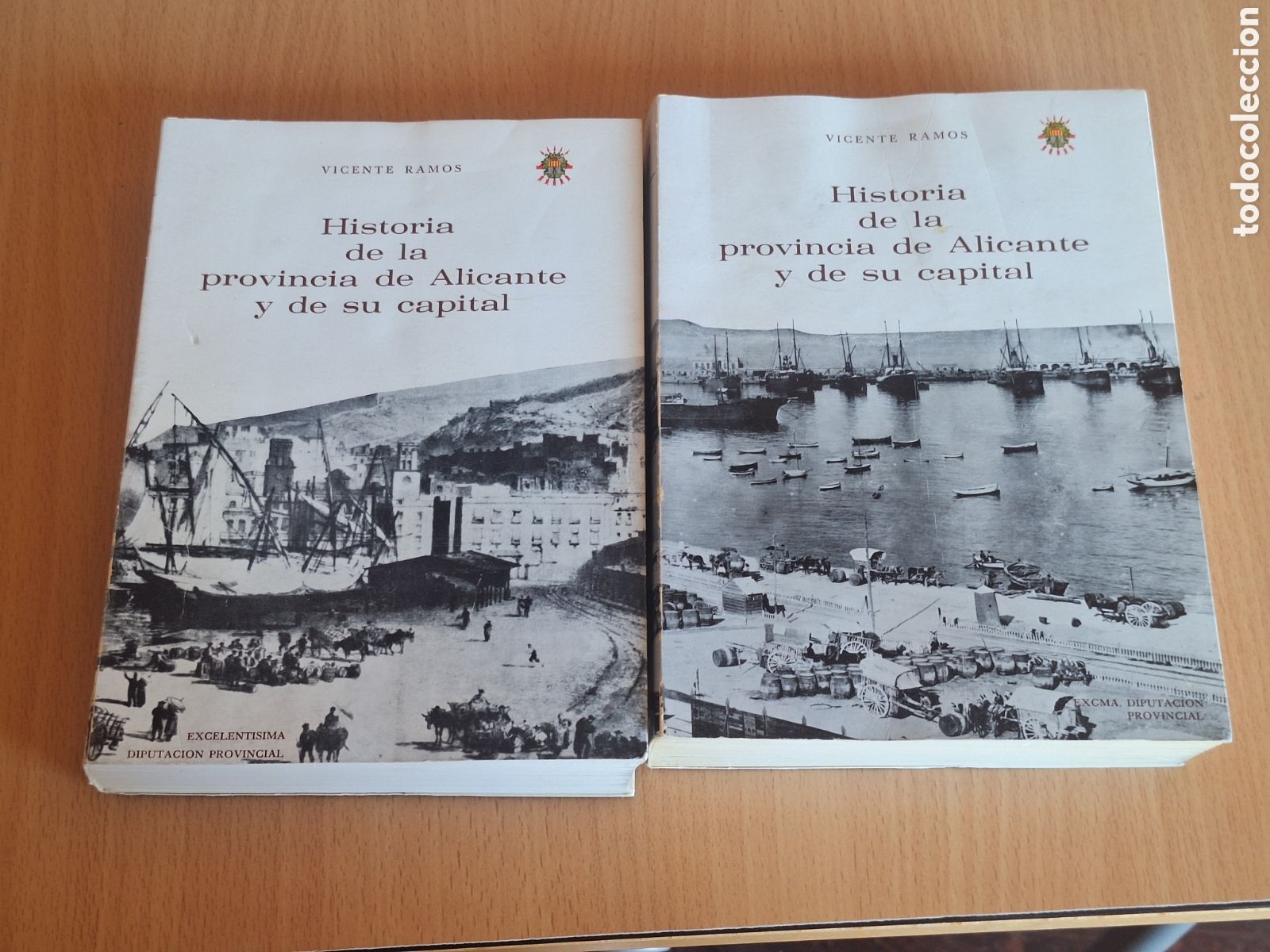 Libros: HISTORIA DE LA PROVINCIA DE ALICANTE Y DE SU CAPITAL, 2 TOMOS (VICENTE RAMOS)