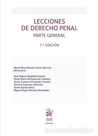 Libros: LECCIONES DE DERECHO PENAL. PARTE GENERAL - Moreno Torres Herrera, Mar&iacute;a Rosa