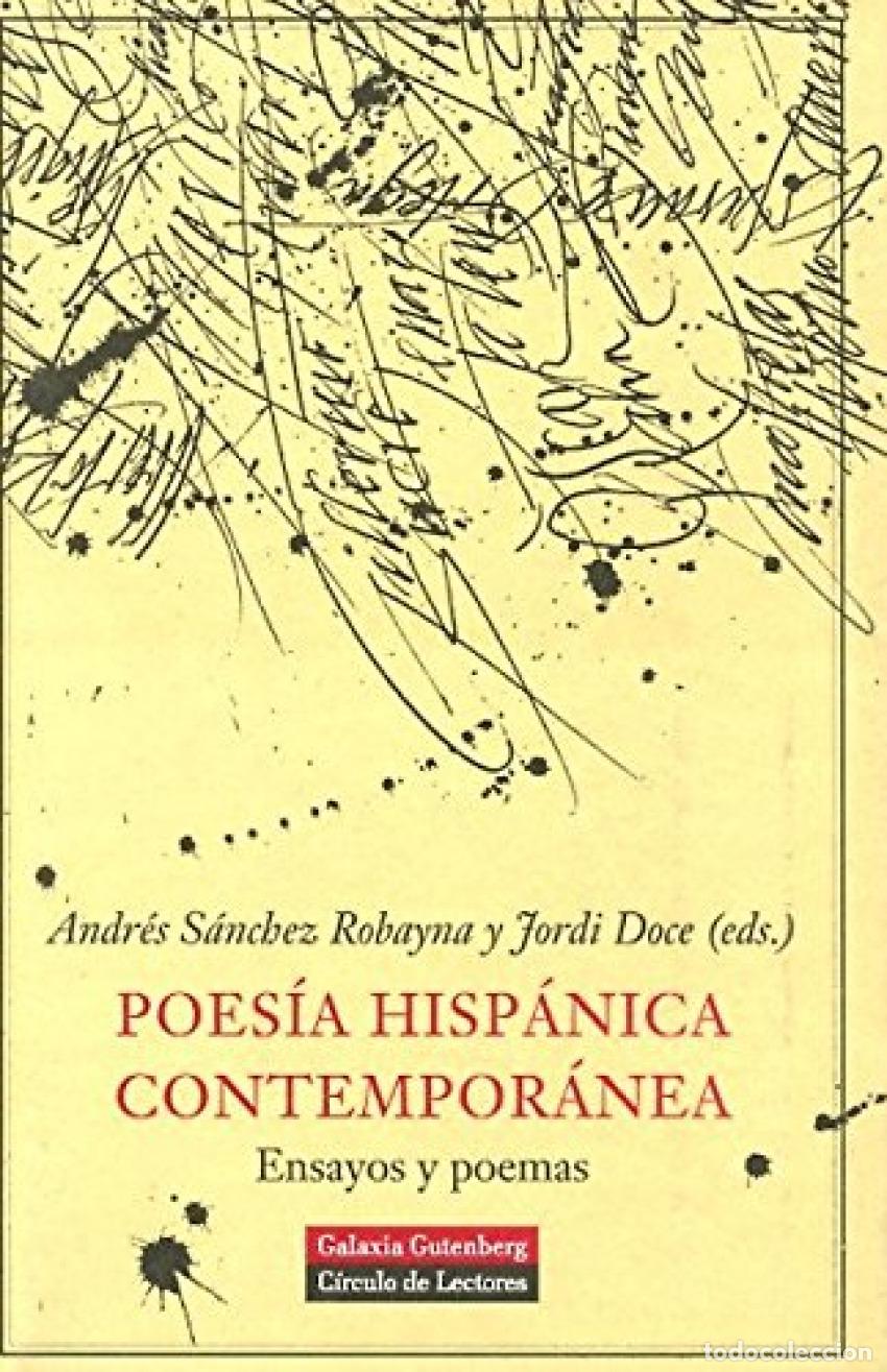 Libros: POES&Iacute;A HISP&Aacute;NICA CONTEMPOR&Aacute;NEA - S&aacute;nchez, Doce