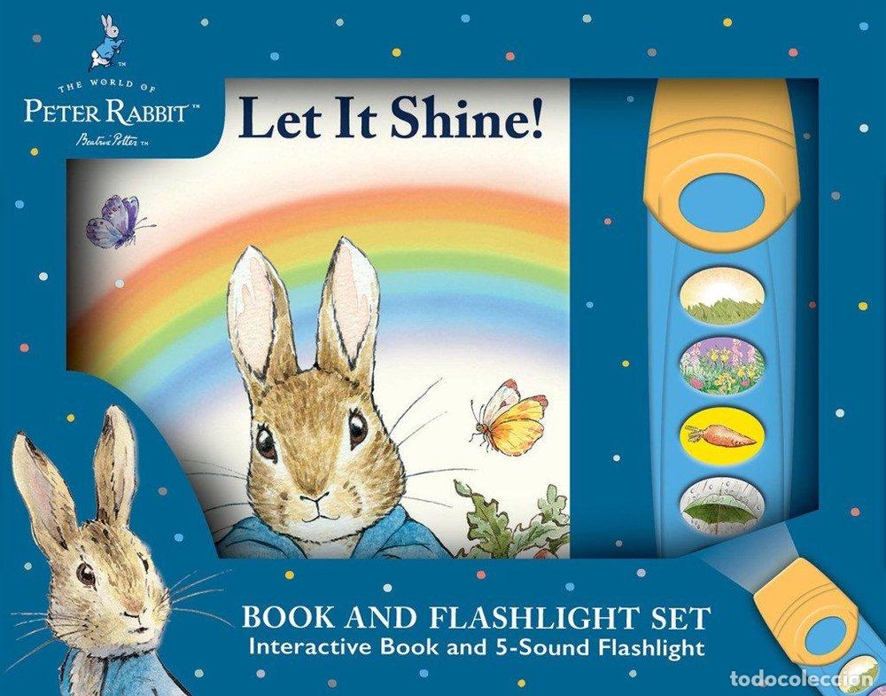 Libri: THE WORLD OF PETER RABBIT LET IT SHINE BOOK AND 5-SOUND FLA - PETER RABBIT