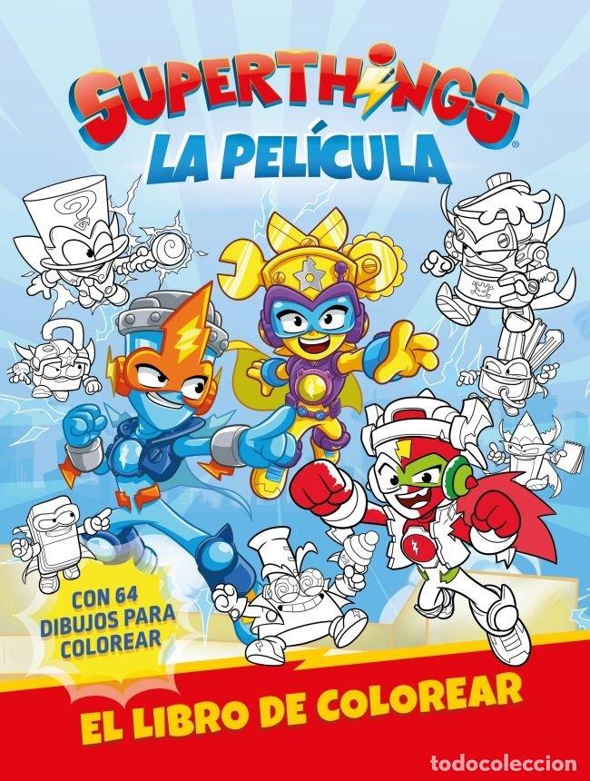 Libros: SUPERTHINGS LA PELICULA LIBRO DE COLOREAR - MAGICBOX - Foto 1